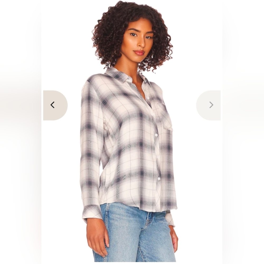Rails Hunter Sterling White Button Up Shirt